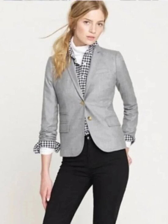 J. Crew Jackets & Blazers - J. CREW CLASSIC SCHOOLBOY SINGLE BREASTED BLAZER JACKET